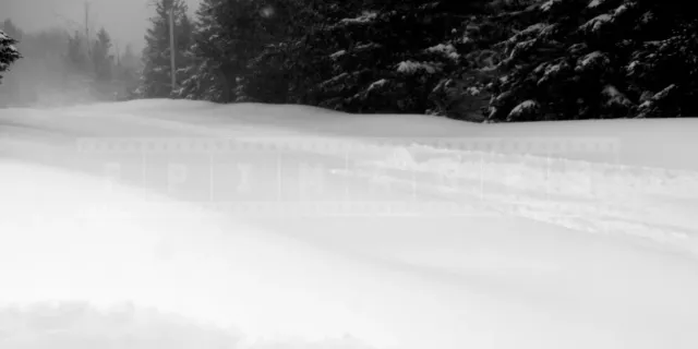 Snow drifts and blowing snow on local roads in Nova Scotia