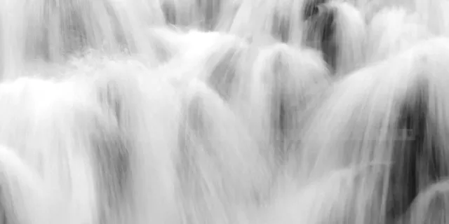Abstract photograph of the waterfall