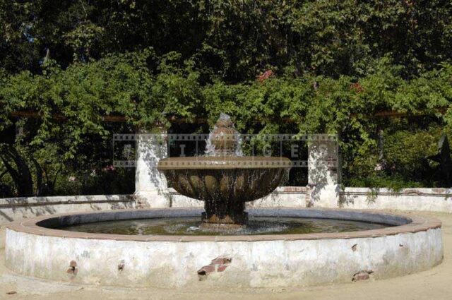 A Fountain Spurting Water, Descanso Gardens California