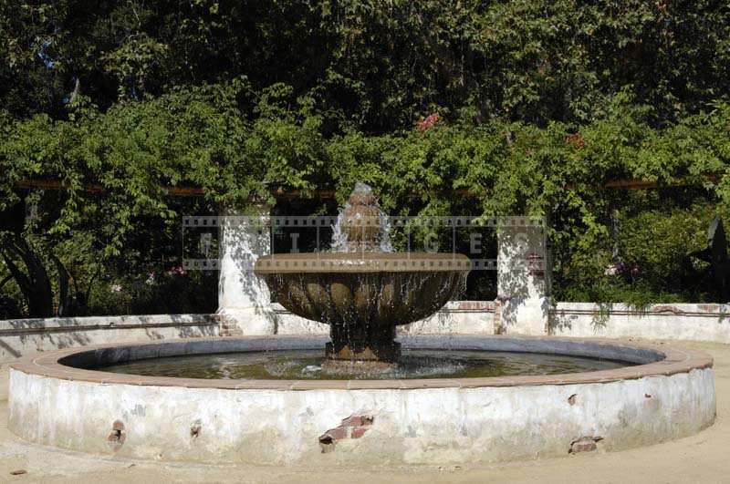 A Fountain Spurting Water, Descanso Gardens California