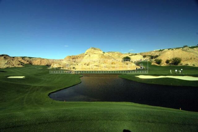Water Obstacle and amazing blue sky