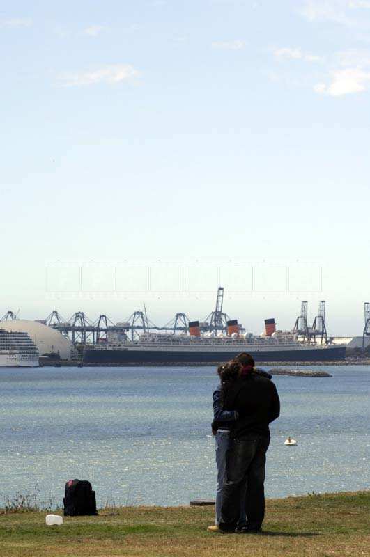 Romance is in the air at Long Beach, California