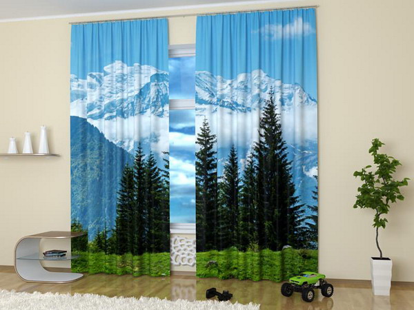 Mountains beautiful landscapes make fabulous home decorating