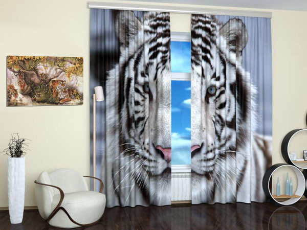 Home decorated with pictures of animals