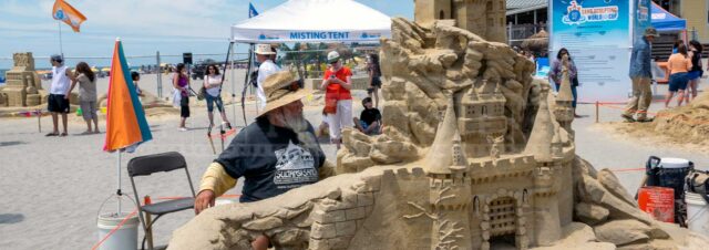 Atlantic City beach hosting sand sculpting world cup