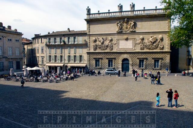 Main square near Papal Palace