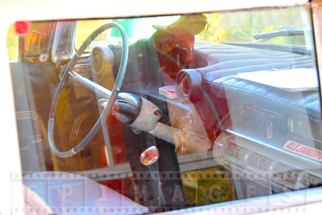 Old car interiors - front panel