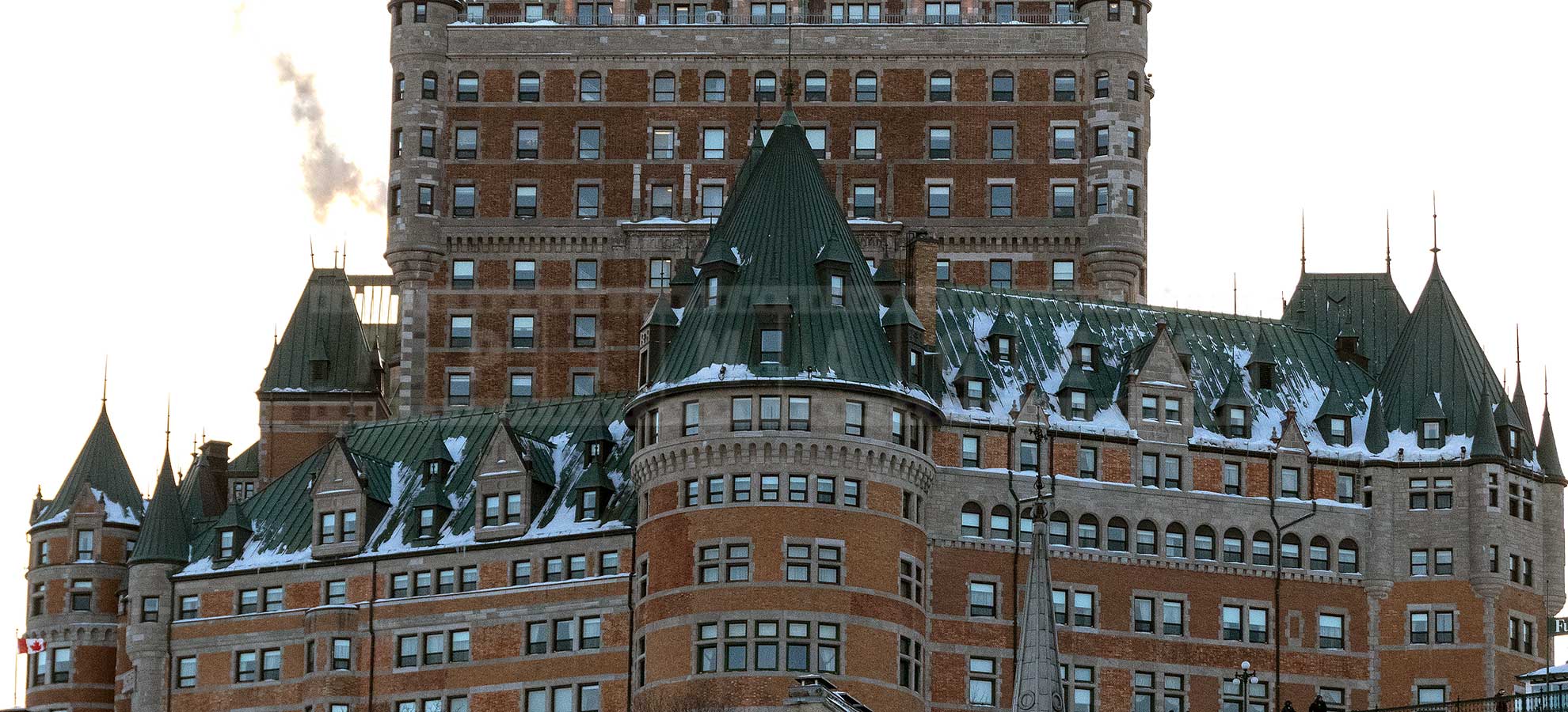 Chateau Frontenac famous hotel in Quebec City Canada
