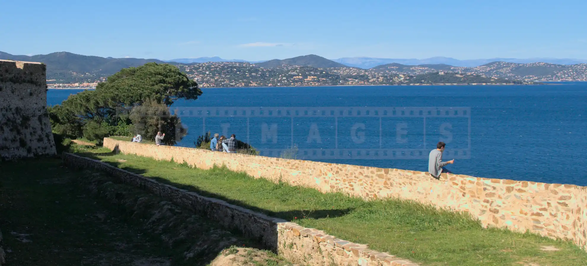 view from the citadel hill in Saint Tropez France