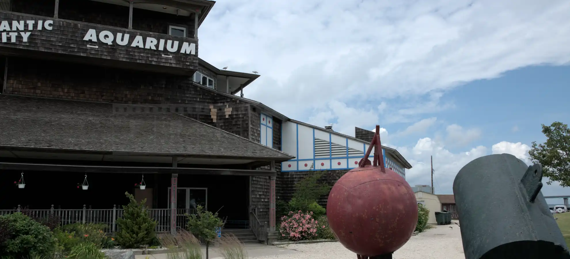 Main entrance to the Atlantic City Aquarium