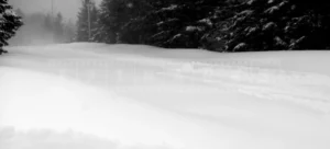 Snow drifts and blowing snow on local roads in Nova Scotia