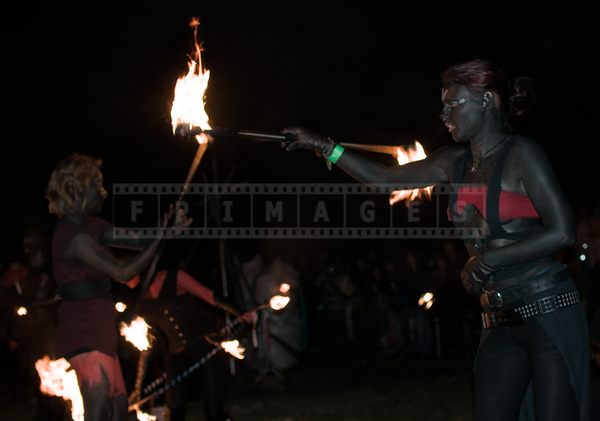 Edinburgh celtic Beltane fire celebration fire show