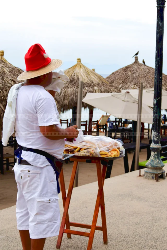 Mexican street food vendor