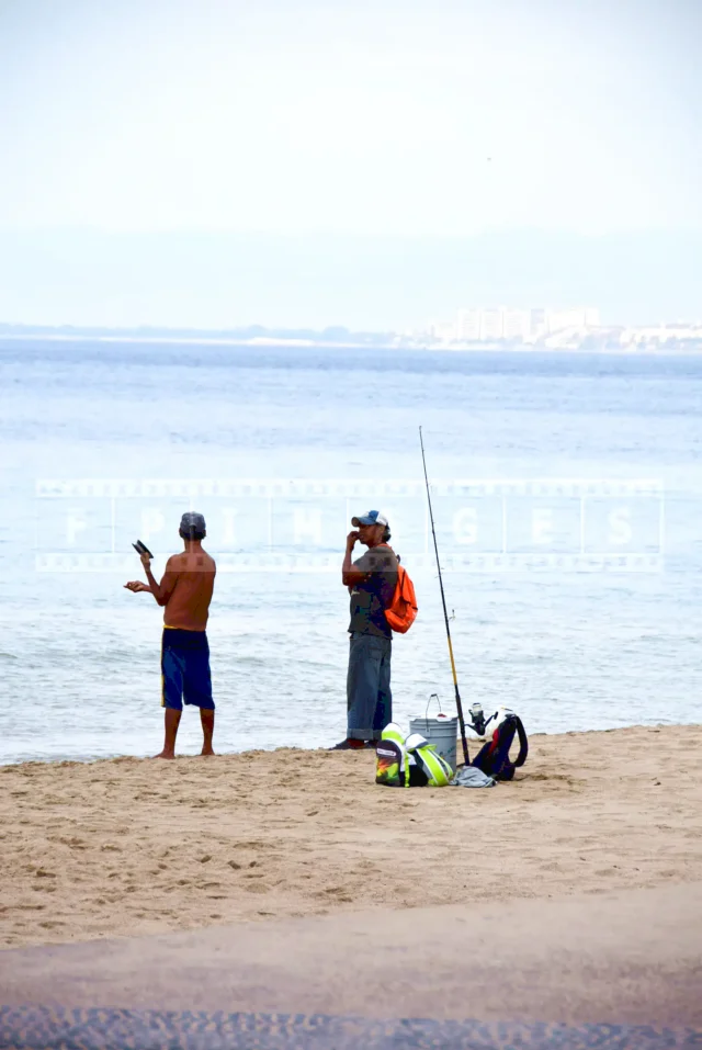 Mexican anglers in Puerto Vallarta