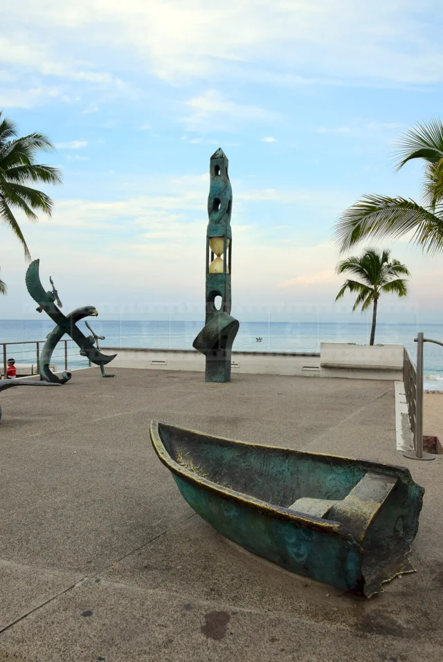 Famous boardwalk in Puerto Vallarta